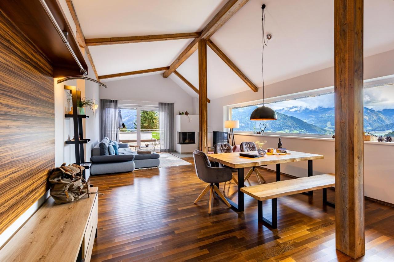 Der Sonnberg Alpinlodges - Apartments Mit Seeblick, Privater Sauna Und Self Check-In Целль-ам-Зеє Екстер'єр фото
